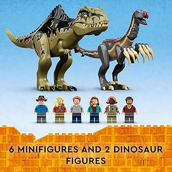 LEGO Jurassic World Giganotosaurus & Therizinosaurus Attack 76949 with 2 Dinosaur Toy Figures, AT... | Amazon (US)