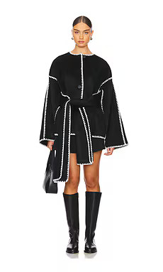 Tularosa x Emily Gemma Bailey Jacket in Black from Revolve.com | Revolve Clothing (Global)