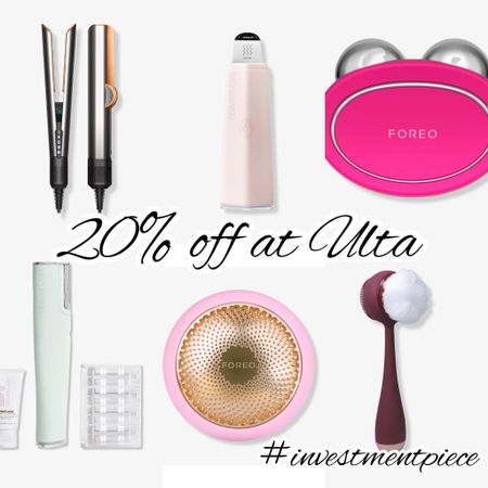 Right now you get 20% off @ulta with code MDW20 and I think it’s the perfect time to stock up on tools- from hair straighteners to cleaners to toning! #investmentpiece 

#LTKStyleTip #LTKSaleAlert #LTKBeauty