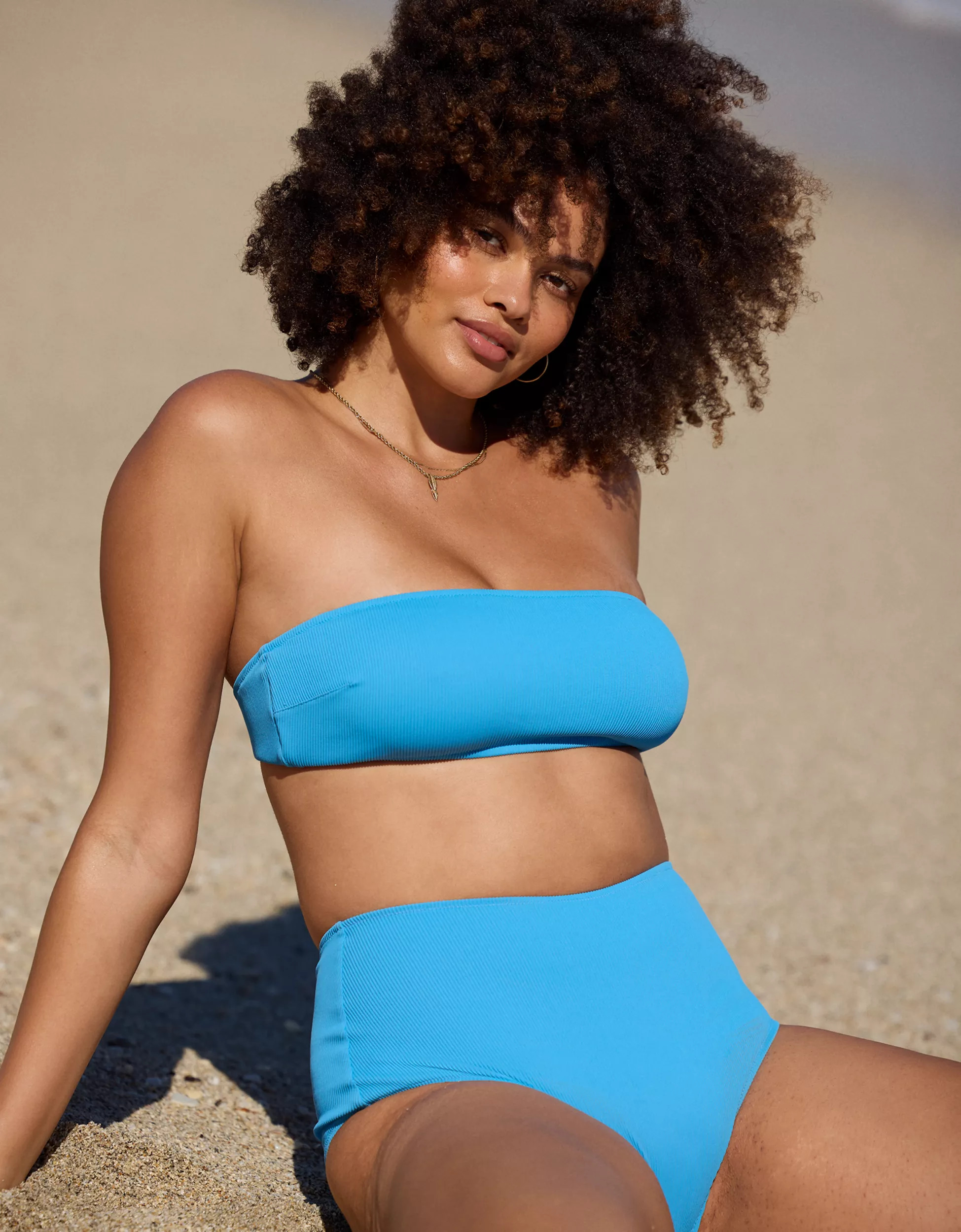 Aerie The Boardwalker Ribbed Bikini Top | Aerie