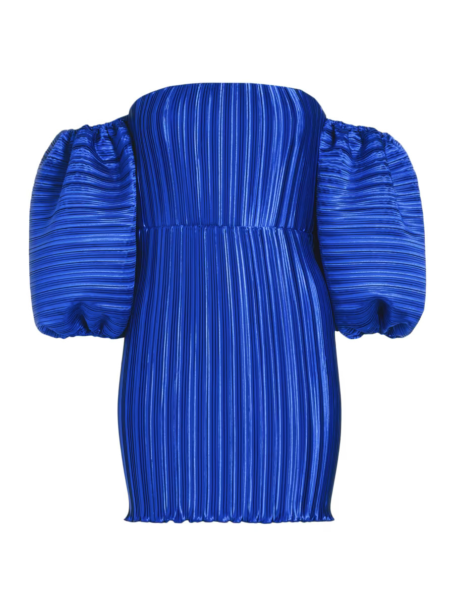 Sirene Pleated Off-The-Shoulder Minidress | Saks Fifth Avenue