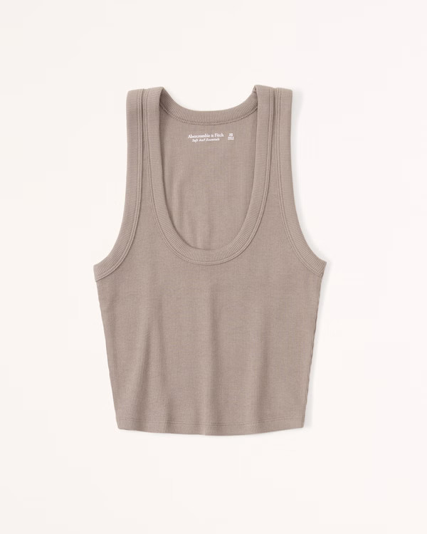 Essential Scoopneck Tank | Abercrombie & Fitch (US)