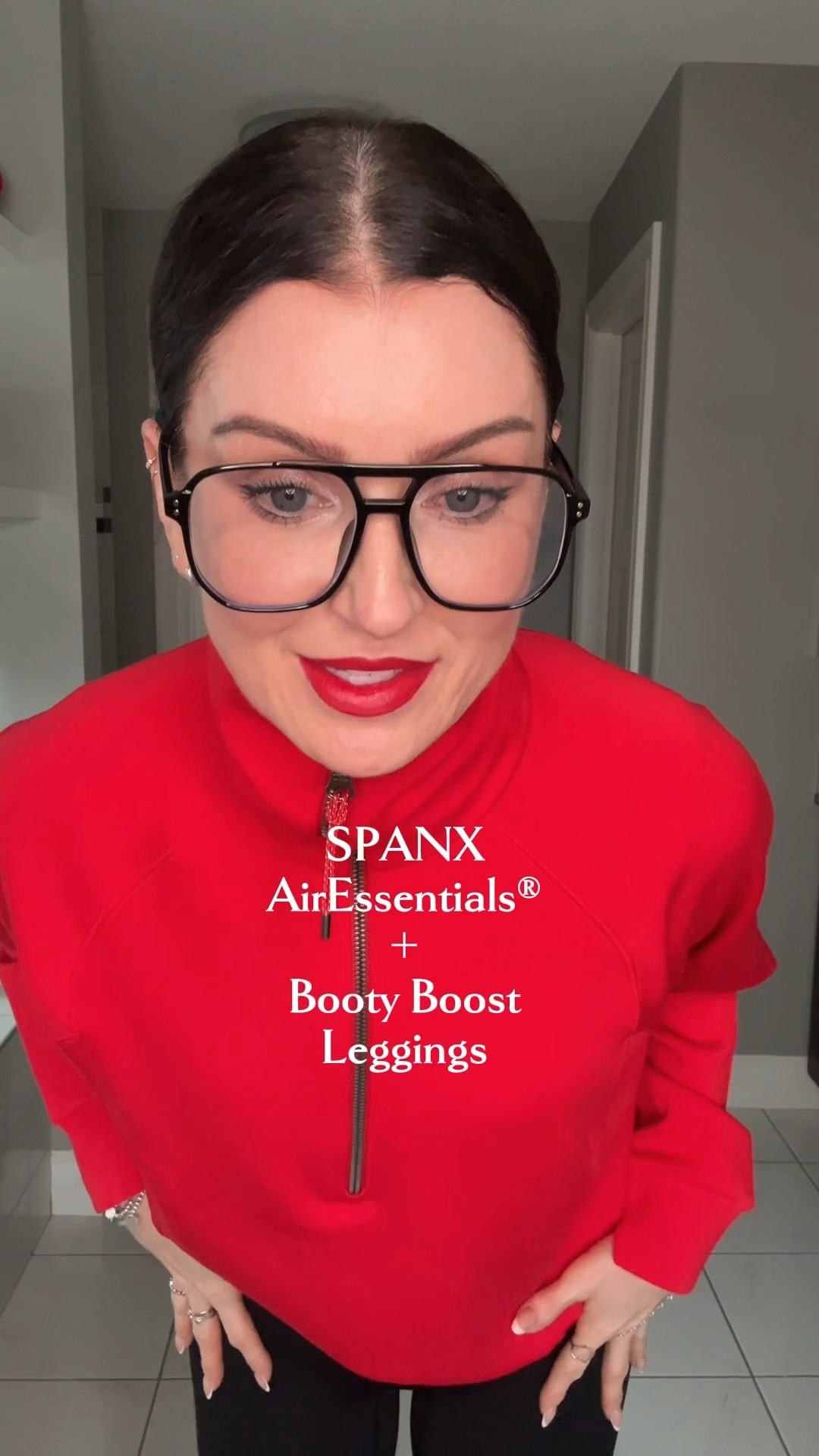 This AirEssentials Half Zip in this dreamy red? Obsessed. Soft, lightweight, and the perfect pop of color.

And let’s talk about these Booty Boost leggings, I’ve been wearing them for years because they WORK. 😉
Medium compression, no front seam, contoured waistband, and a built-in lift that does the most (without feeling tight).

Comfy, smoothing, flattering from every angle, basically leggings that do all the work! 
For reference, I’m wearing a size small in both.

@spanx #spanxpartner 






#LTKgrwm #LTKootd #LTKOver40