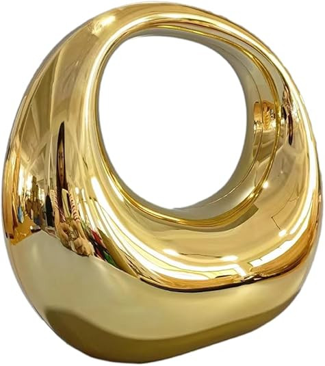 Acrylic Evening Clutch Purse Top-handle Moon Hobo Bag, Elegant Marble Handbag for Wedding Cocktai... | Amazon (US)