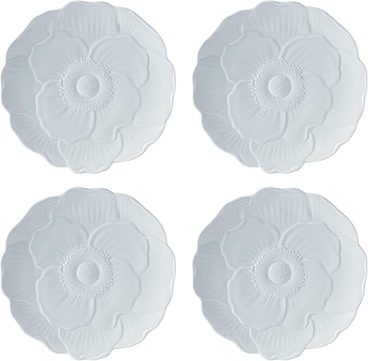 Lenox 897766 Butterfly Meadow Floral Accent Plates, Blue, Set of 4 | Amazon (US)