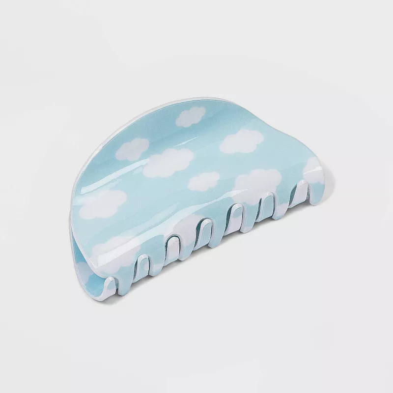 Cloud Print Claw Hair Clip - Wild Fable™ Blue | Target