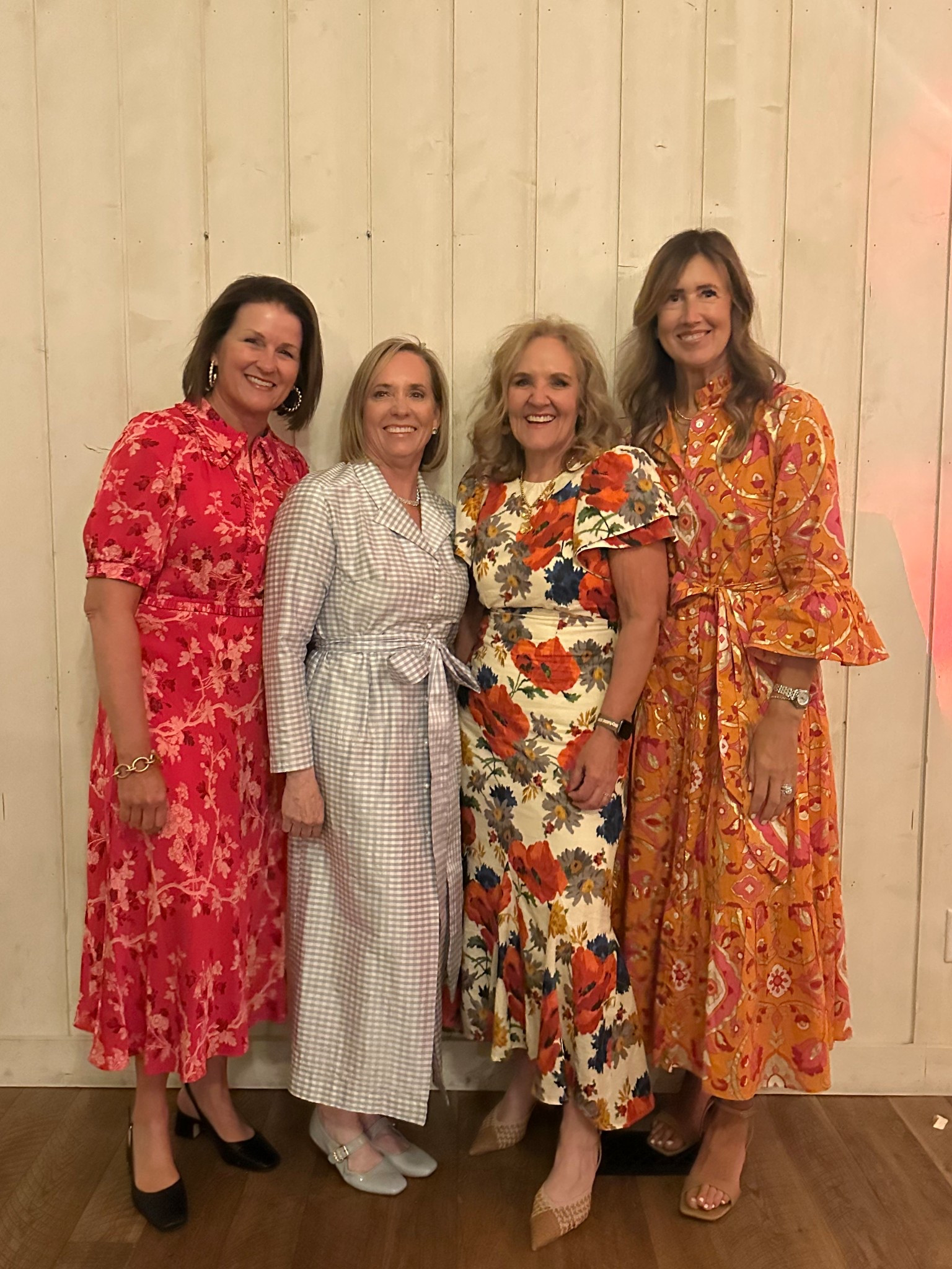 I can link any wedding guest dress and my friends on the far right. 

The other two I’ll link similar  

#LTKParties #LTKOver40 #LTKWedding