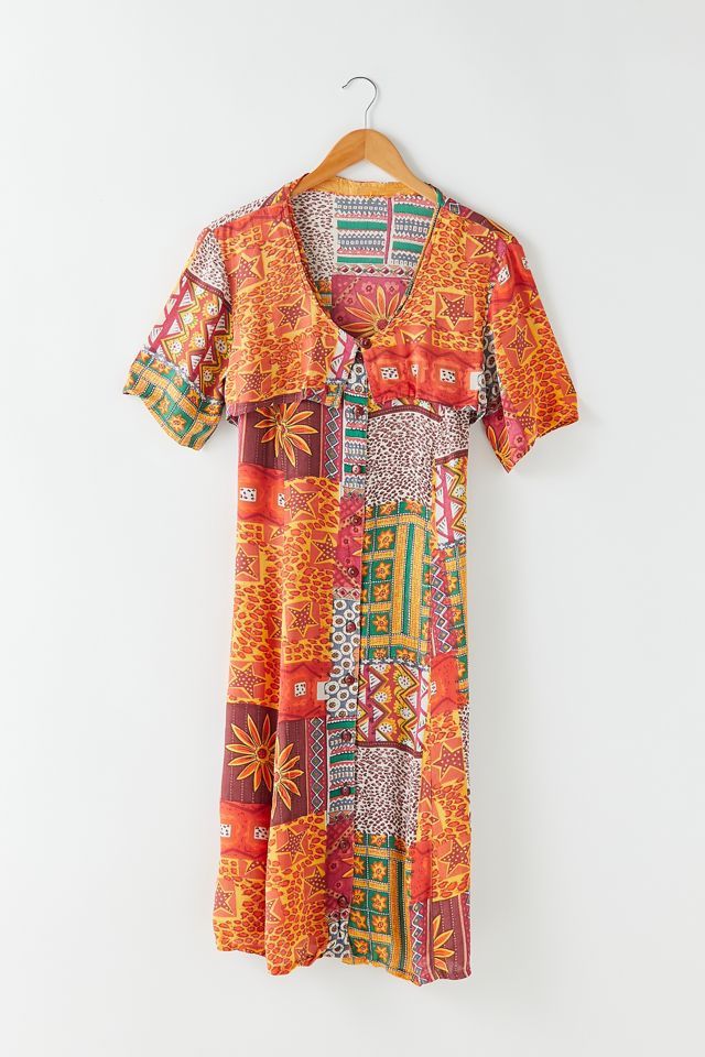 Vintage Multi-Print Mini Dress | Urban Outfitters (US and RoW)