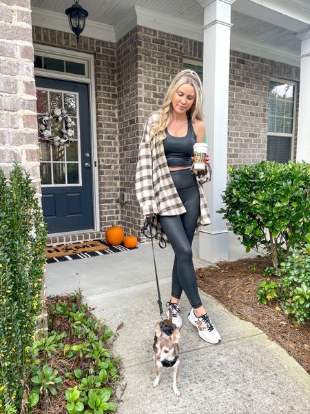 These liquid leggings and sports bra are the best spanx dupes! 

Activewear, plaid button down shirt, dog harness, Target, new balance sneakers 

#LTKstyletip #LTKfit #LTKSeasonal