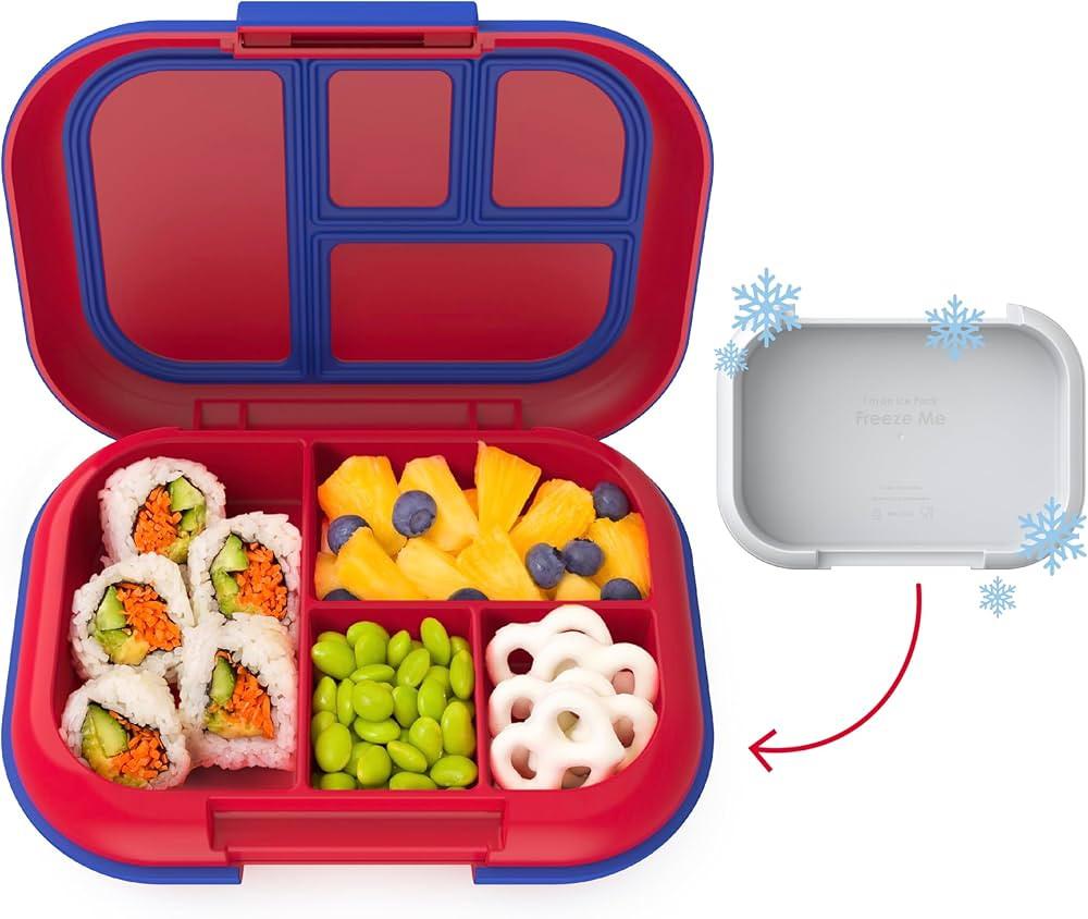 Bentgo\u00ae Kids Chill Leak-Proof Lunch Box - Included Reusable Ice Pack Keeps Food Cold; 4-Comp... | Amazon (US)