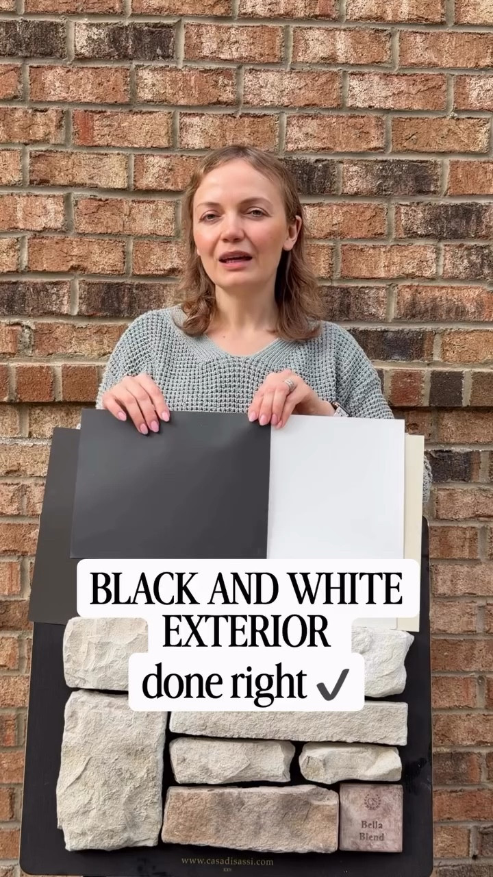 High-contrast black and white exteriors can look striking—but when the tones are too harsh, they can also feel flat and disconnected from the home.

Instead of using a stark white and a true black, I recommend working with warmer neutrals—a creamy white paired with a soft, brown-based black. This creates contrast, but in a way that feels more natural, balanced, and timeless.

The goal isn’t just contrast—it’s cohesion. Your exterior should feel connected to its surroundings and have a softness that still feels elevated.

If you’re planning to update your exterior and want help choosing the right colors for your home, I offer exterior paint consultations in Charlotte and surrounding areas, as well as virtual consultations nationwide.

DM me EXTERIOR and tell me about your home—I’ll help you create a palette that feels right from every angle.

#ExteriorPaintColors
#PaintConsultation
#CharlotteInteriorDesigner
#CharlotteHomes
#HomeExteriorDesign