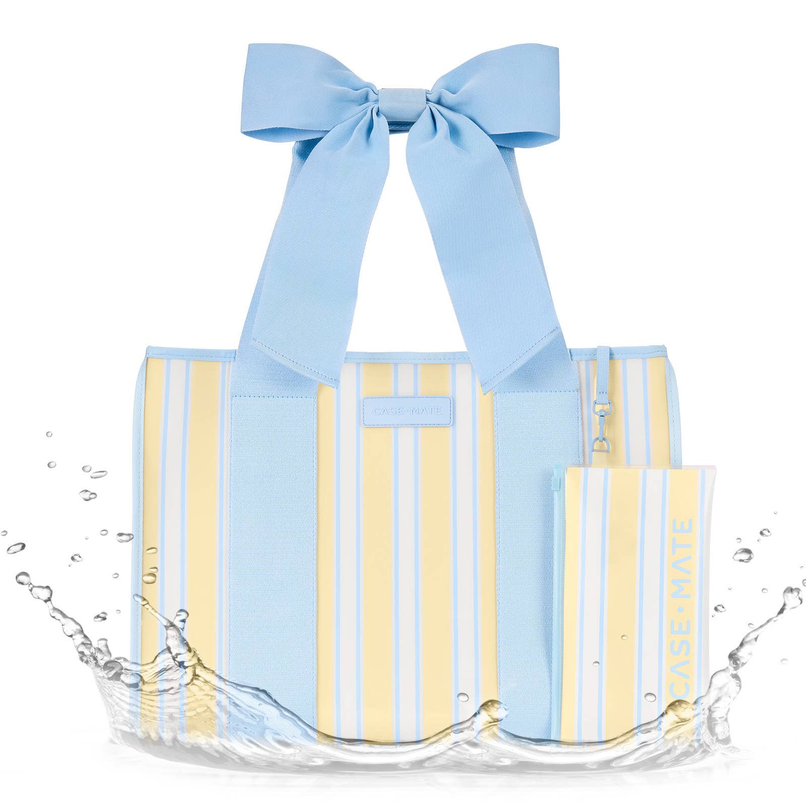 Case-Mate - Case-Mate Cabana Stripe Bow Jelly Tote Bag | Southern Roots Clothing Co.