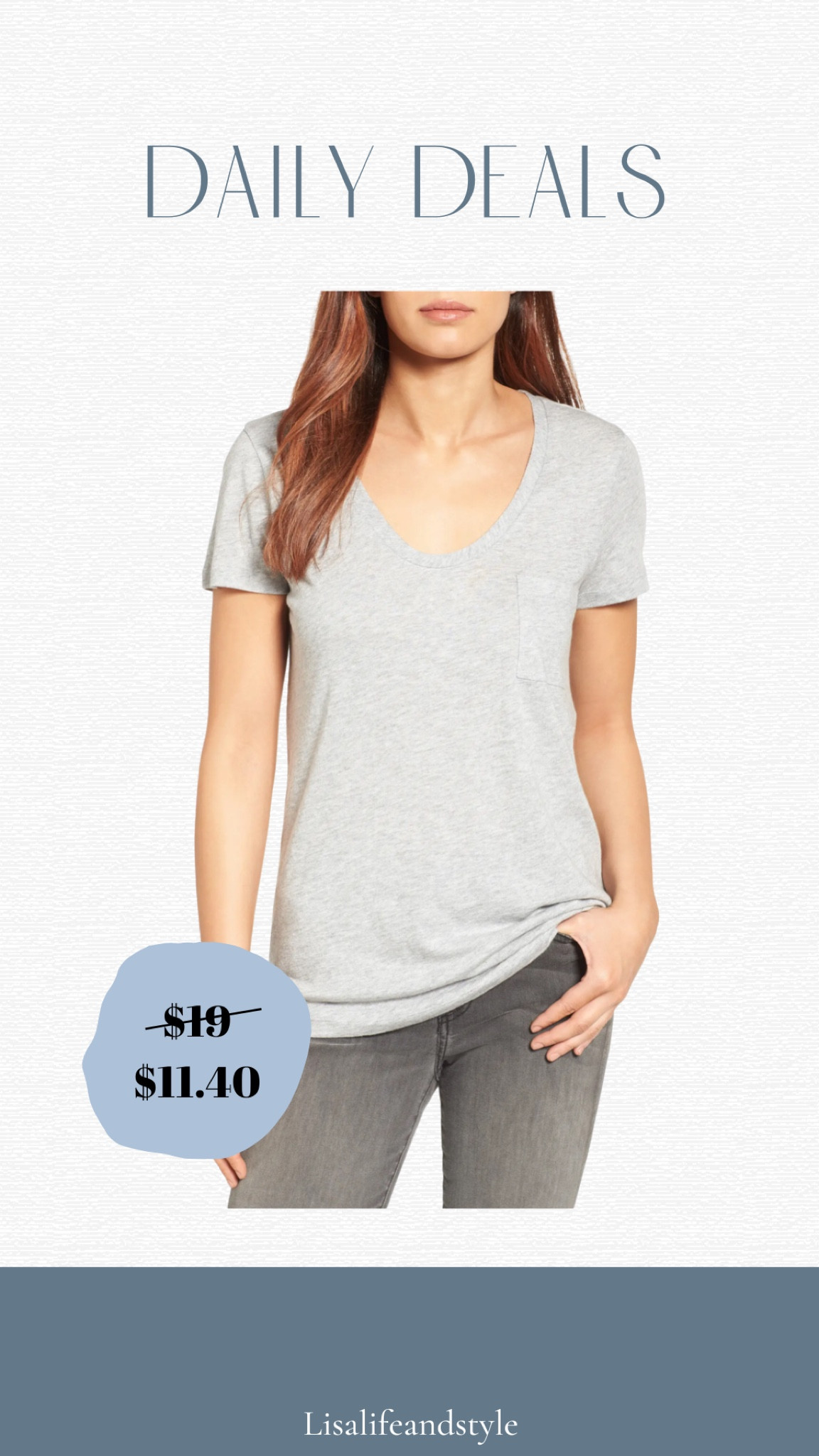 Caslon® Split Neck Thermal Top curated on LTK