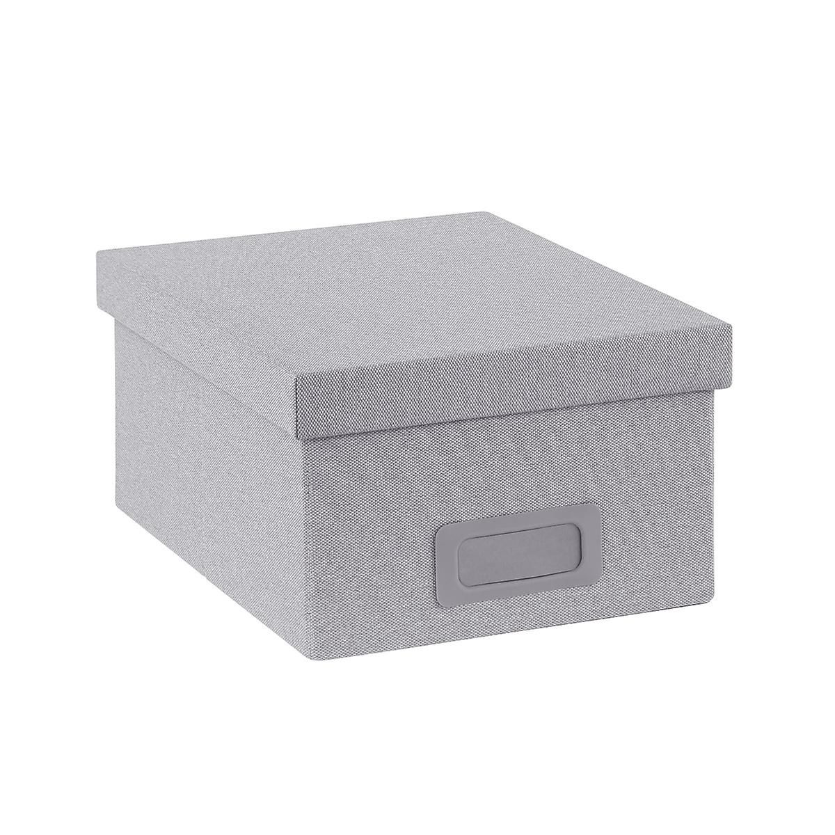 Poppin Large Storage Box Light Grey | The Container Store