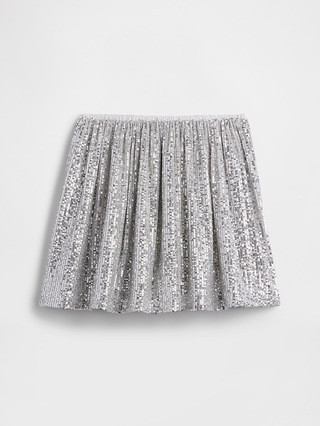 Kids Pull-On Sequin Skirt | Gap Factory
