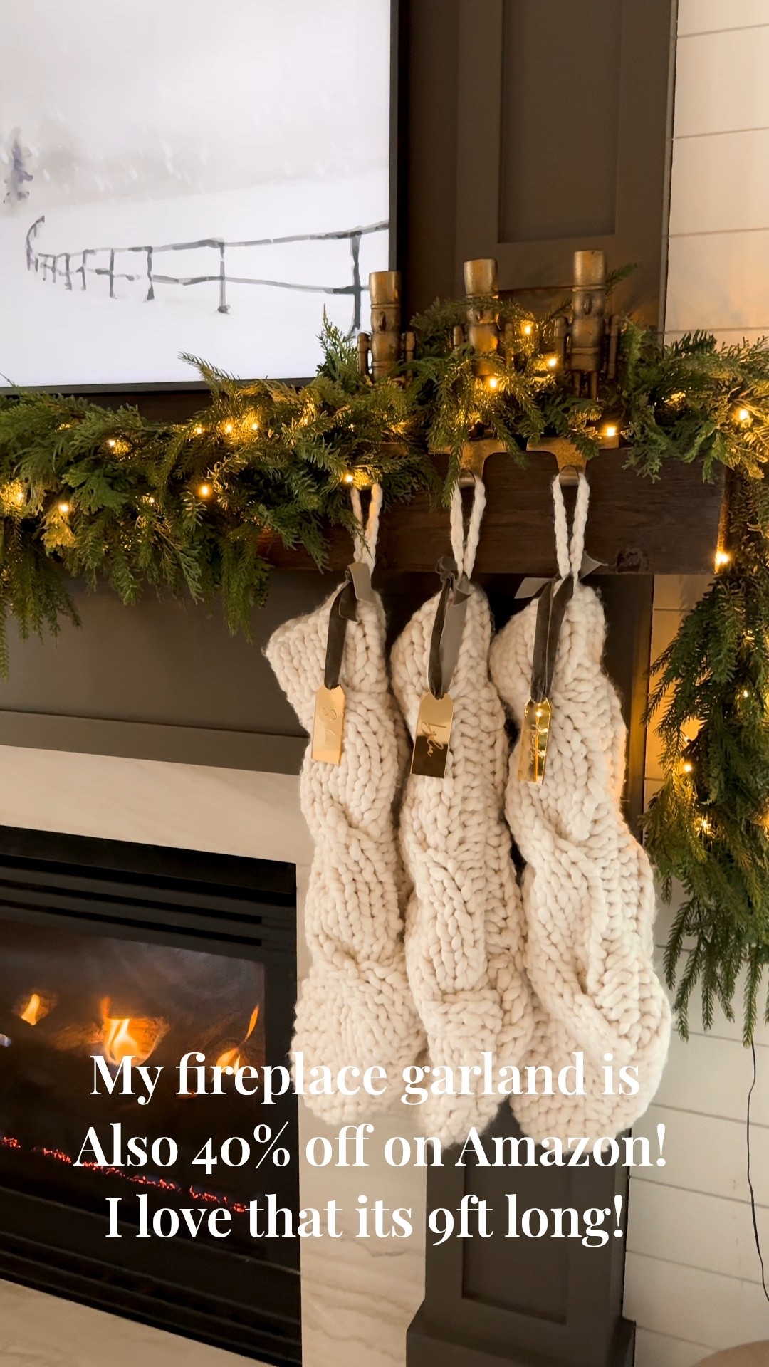 My fireplace garland is also 40% off on Amazon! It’s so lush and beautiful. Unlike anything I have ever seen. 

#LTKHome #LTKSeasonal #LTKHoliday