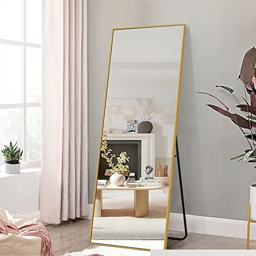Amazon.com: NeuType Full Length Mirror, 64"x21" Full Body Mirror with Stand Floor Mirror Full Len... | Amazon (US)