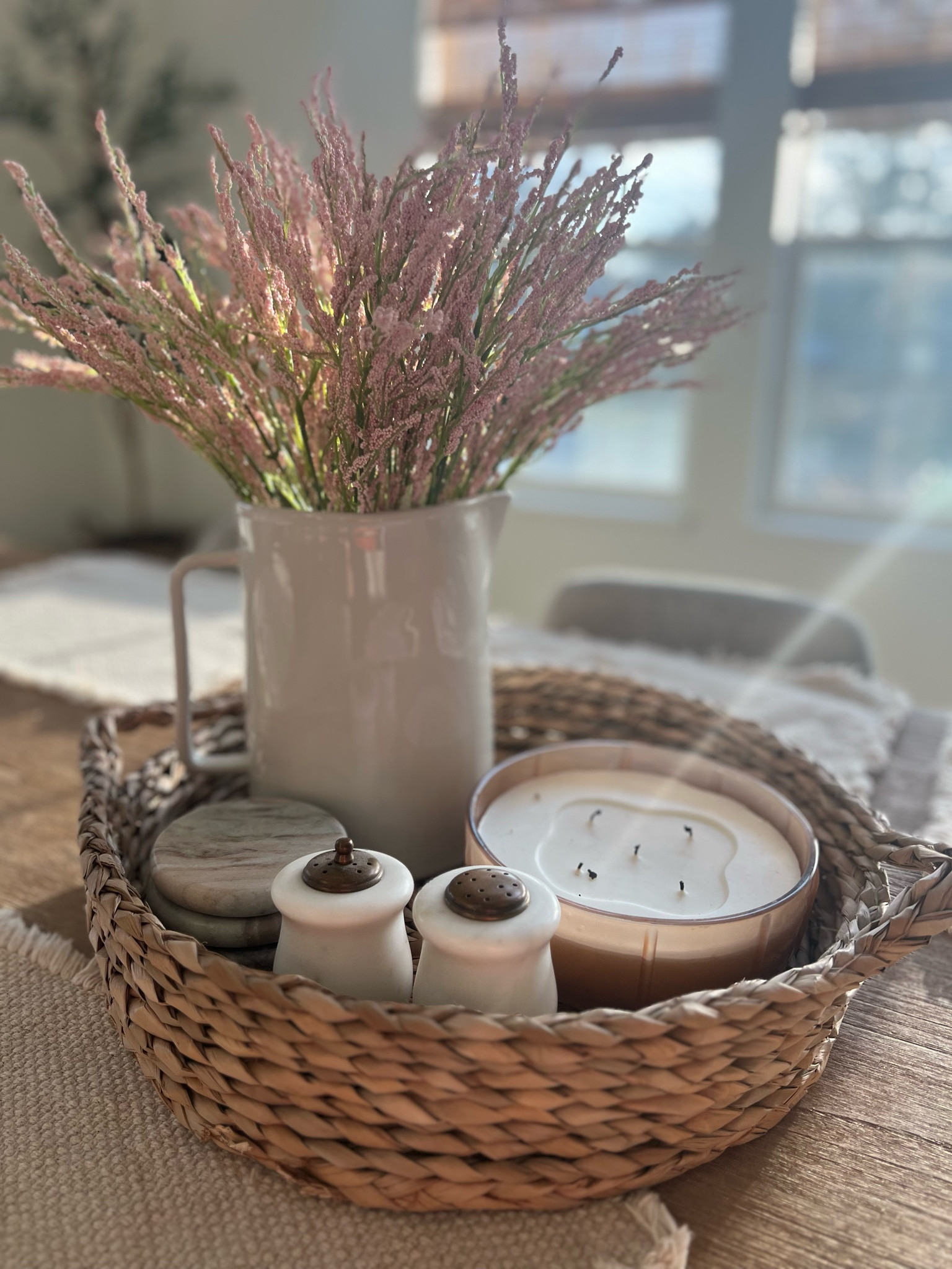 Simple dining table style. Everyday dining table decor  

#LTKhome #LTKfindsunder50 #LTKfindsunder100