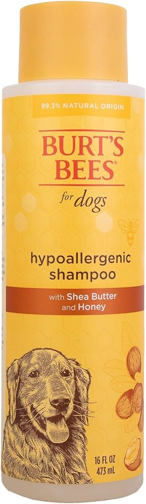 Burt's Bees for Pets Naturally Derived Hypoallergenic Dog Shampoo with Shea Butter and Honey - Sh... | Amazon (US)