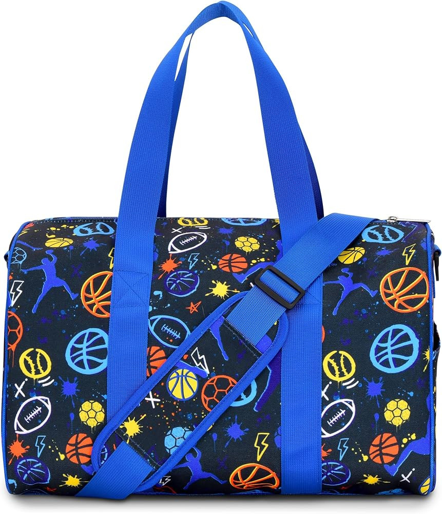 iscream + Corey Paige Designs 17" x 11" Duffle Bag with Sturdy Nylon Exterior for Sport and Trave... | Amazon (US)