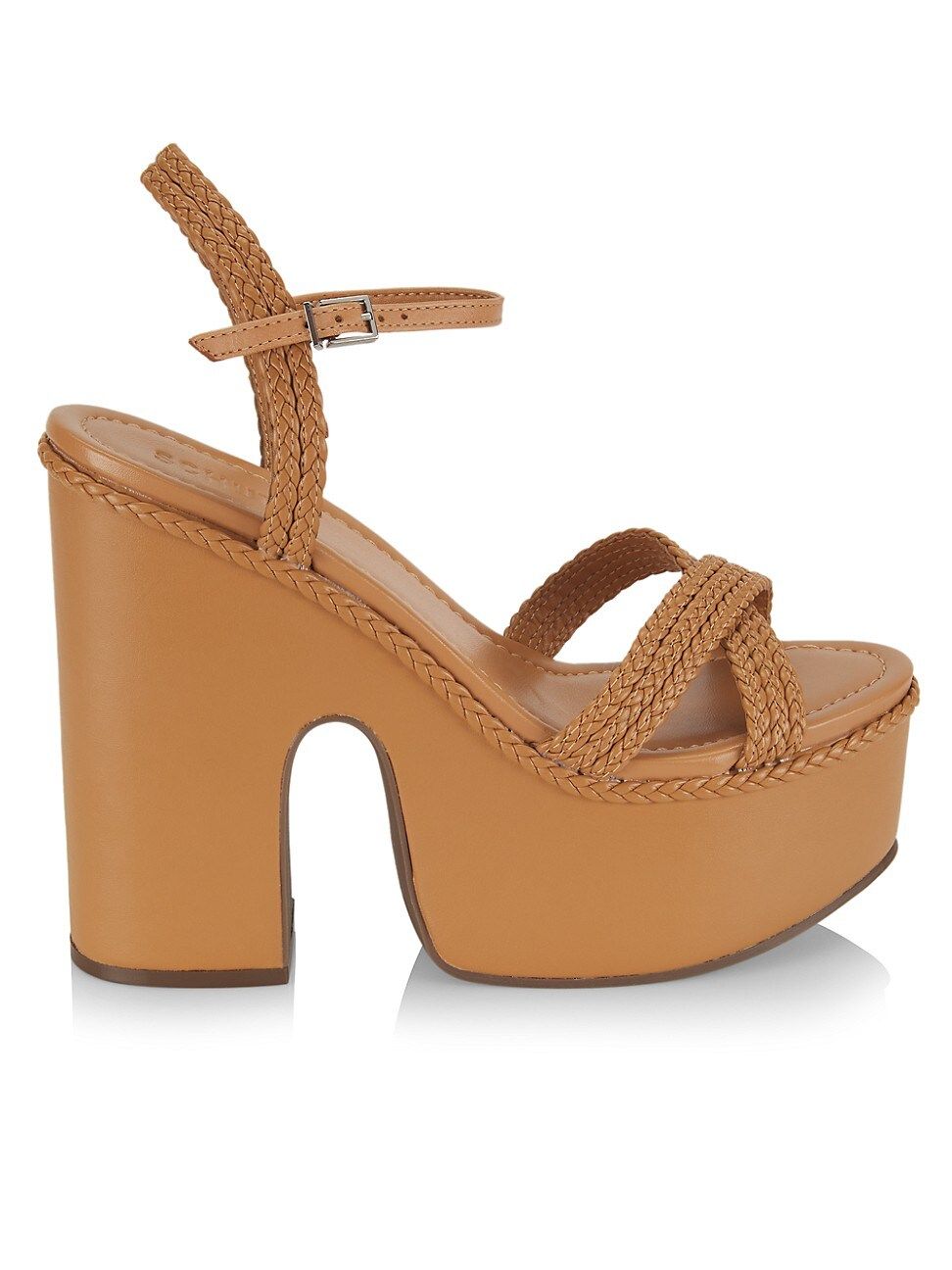 Women's Karima Karima 119MM Braided Platform Sandals - Honey Peach - Size 5.5 - Honey Peach - Size 5 | Saks Fifth Avenue