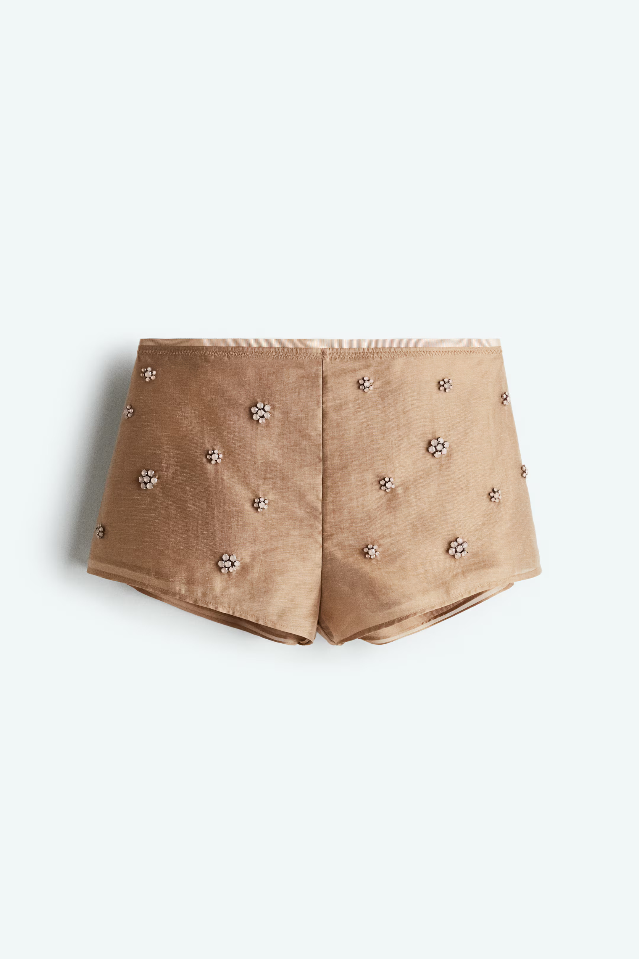 Minishort met stras | H&M (DE, AT, CH, NL, FI)