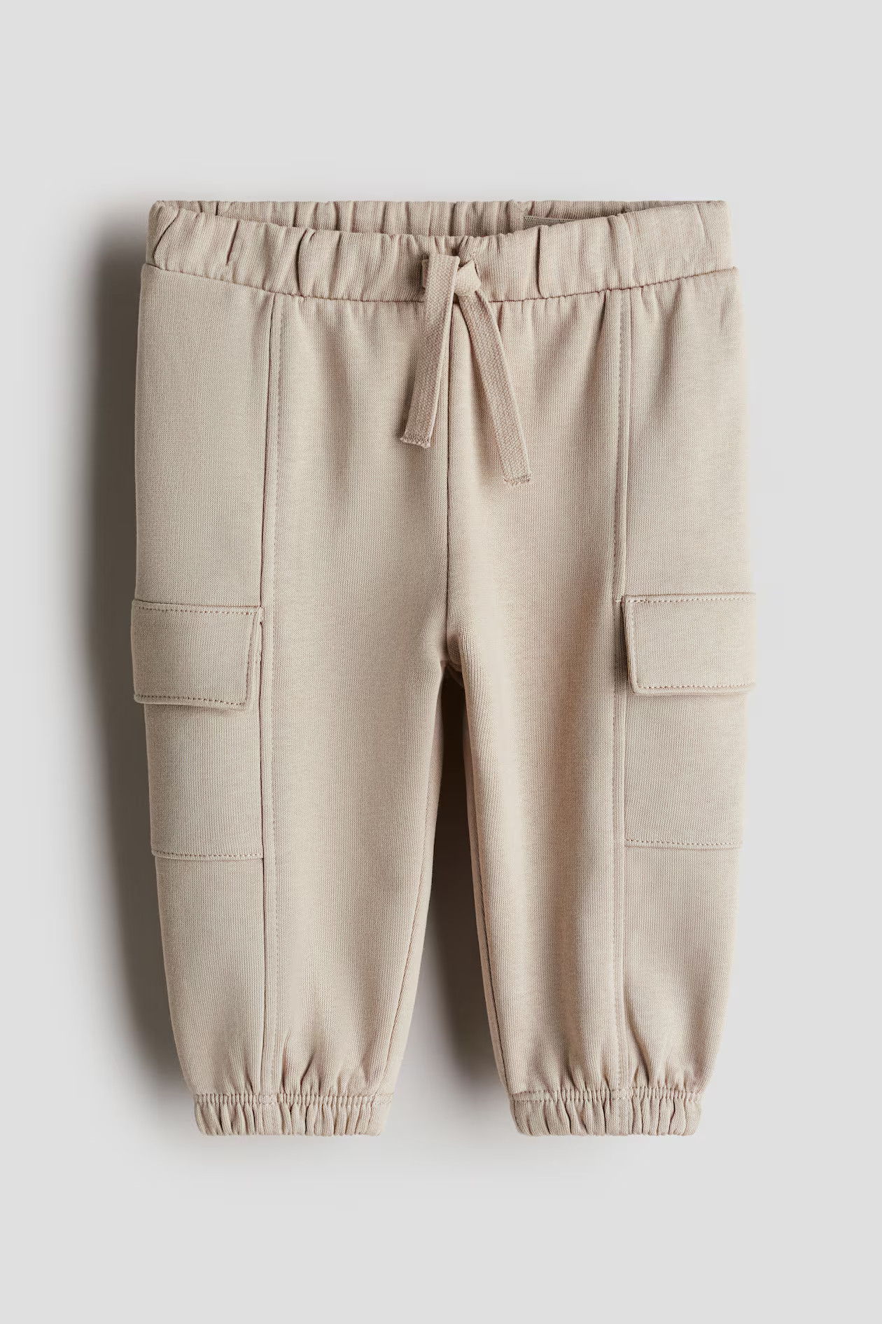 Cargo Joggers - Regular waist - Long - Beige - Kids | H&M US | H&M (US + CA)
