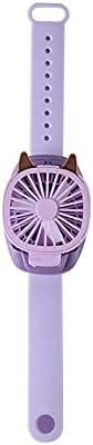 Upgrade version USB Rechargeable Fan With Comfortable Wrist Strap Portable Mini Fan Watch Built i... | Amazon (US)