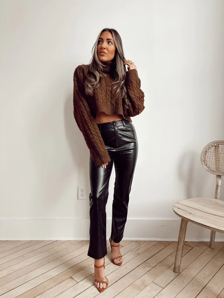 Night Out Faux Leather Pants | She Is Boutique