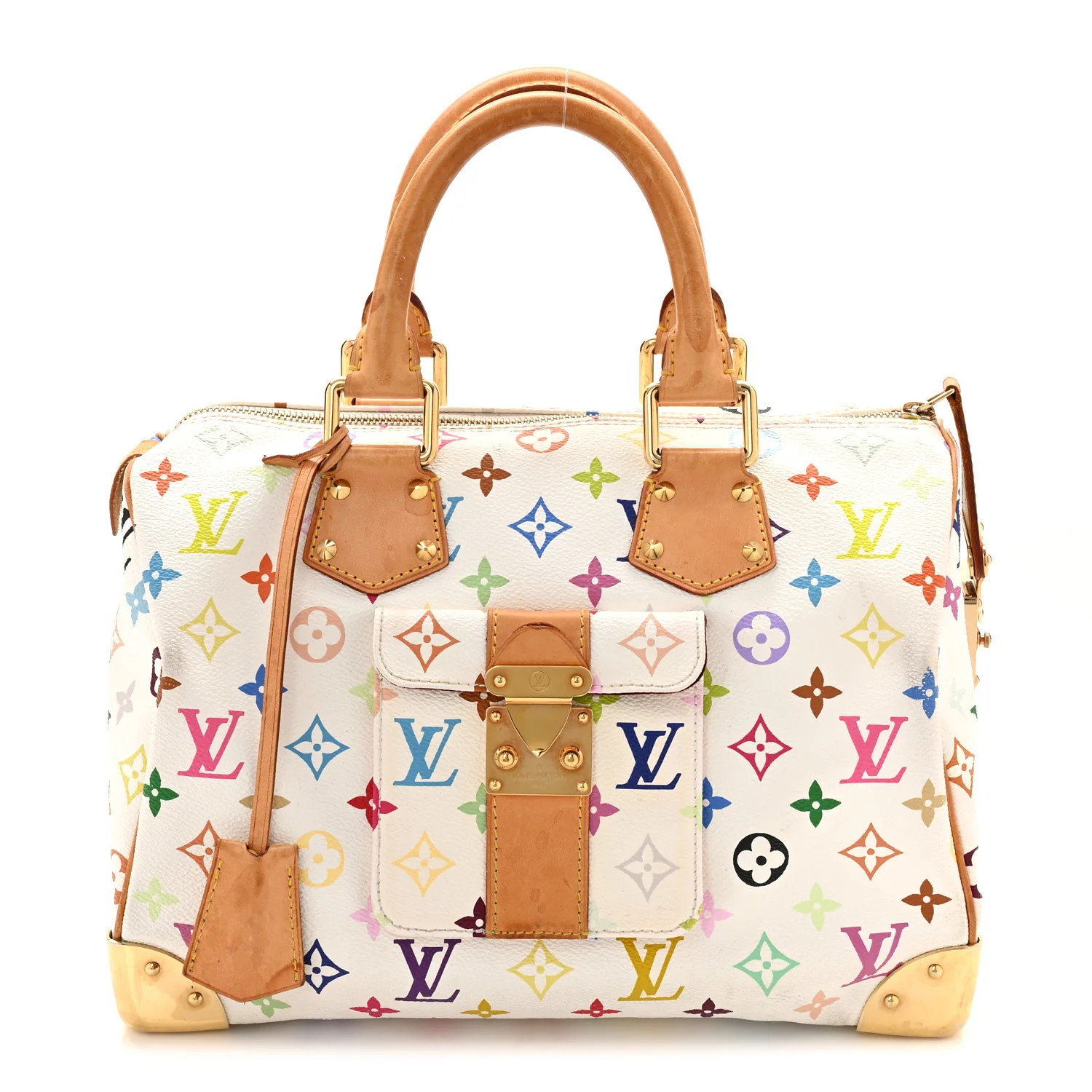 Monogram Multicolor Speedy 30 White | FASHIONPHILE (US)