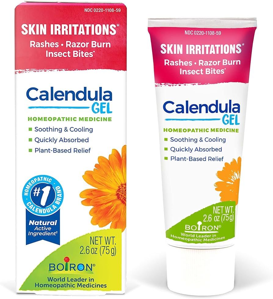 Boiron Calendula Gel Relief from Rashes, Skin Irritations, Razor Burn, Insect Bites, or Sunburns ... | Amazon (US)