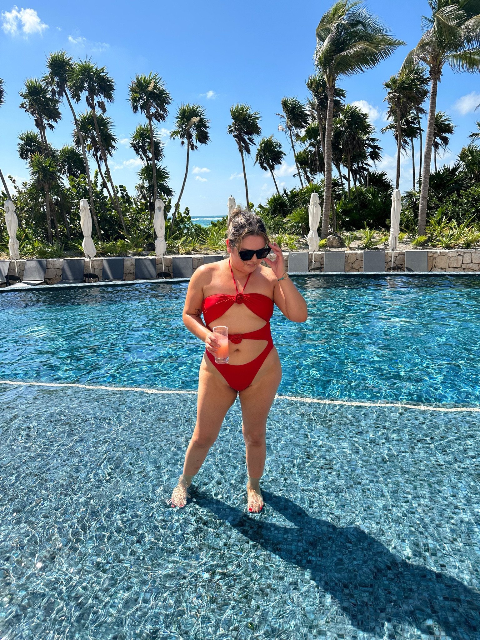 Tulum swimsuit.

#LTKMidsize #LTKSeasonal #LTKFindsUnder50