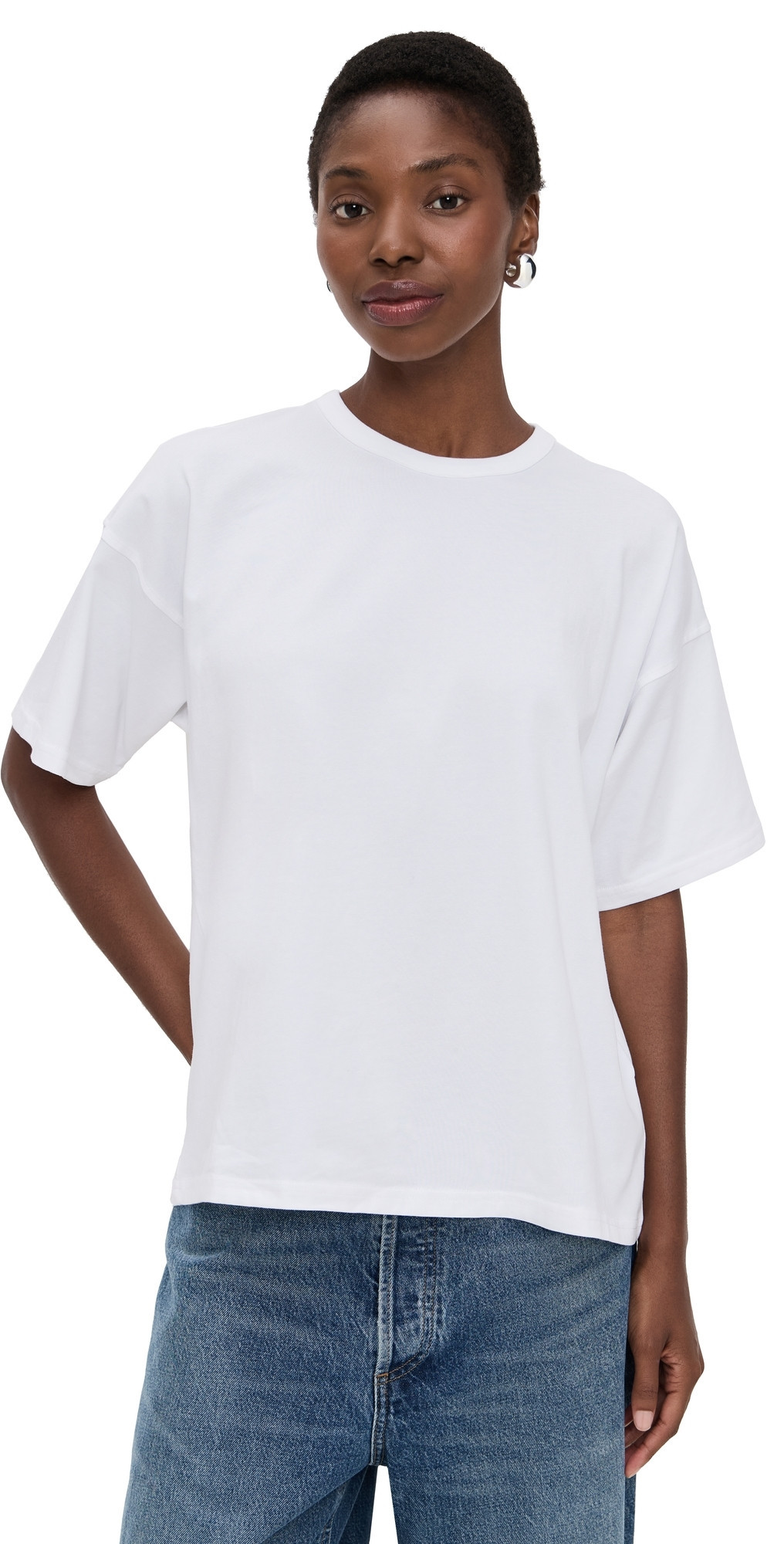 Sold Out NYC The Oversized Tee in White White S | Shopbop
