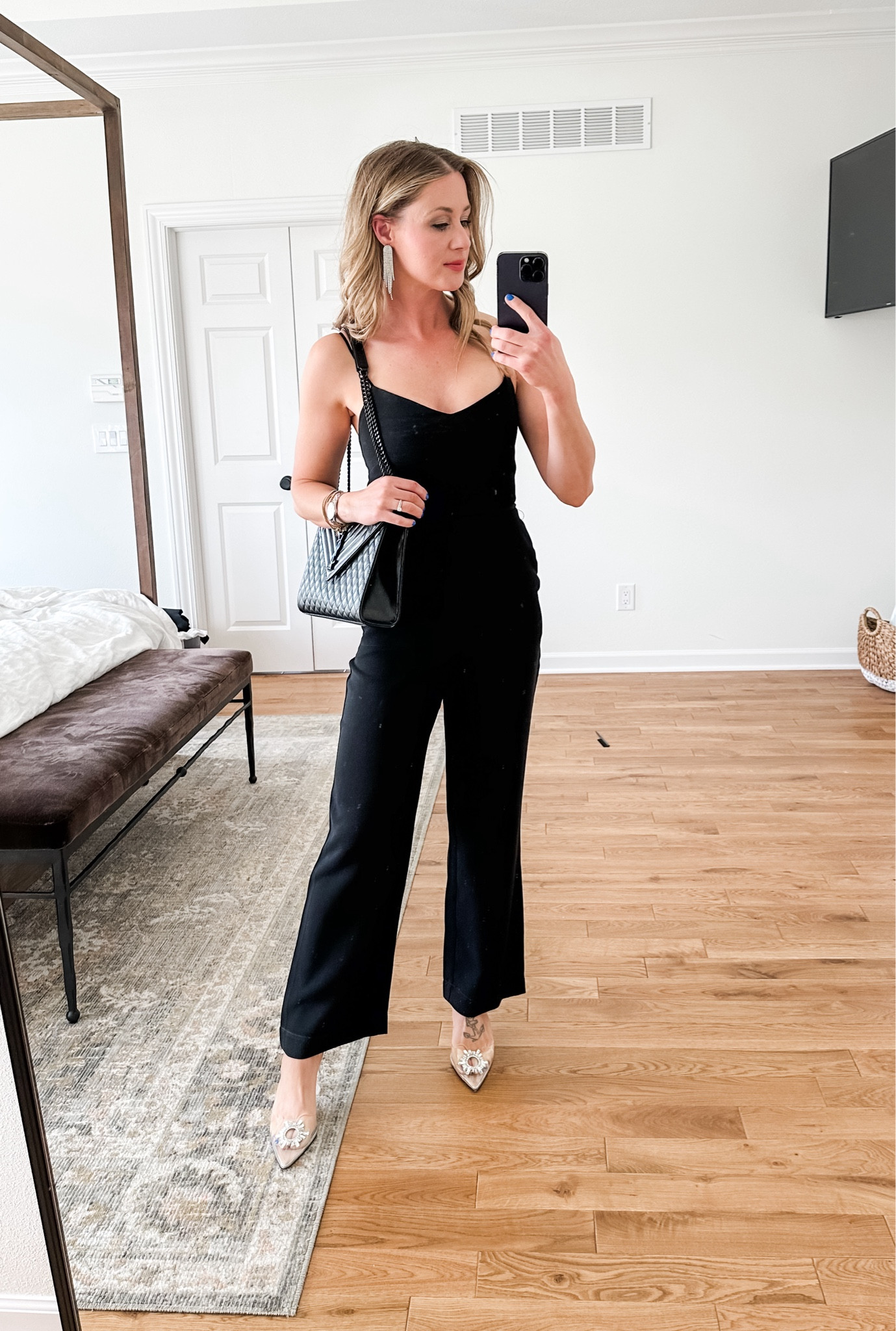 A good pantsuit never goes out of style! Linked a few great options you must have in your closet to pull out in a pinch. All accessories linked (Amazon shoes and irresistibly inexpensive sparkly earrings!). 

#LTKfindsunder100 #LTKparties #LTKwedding