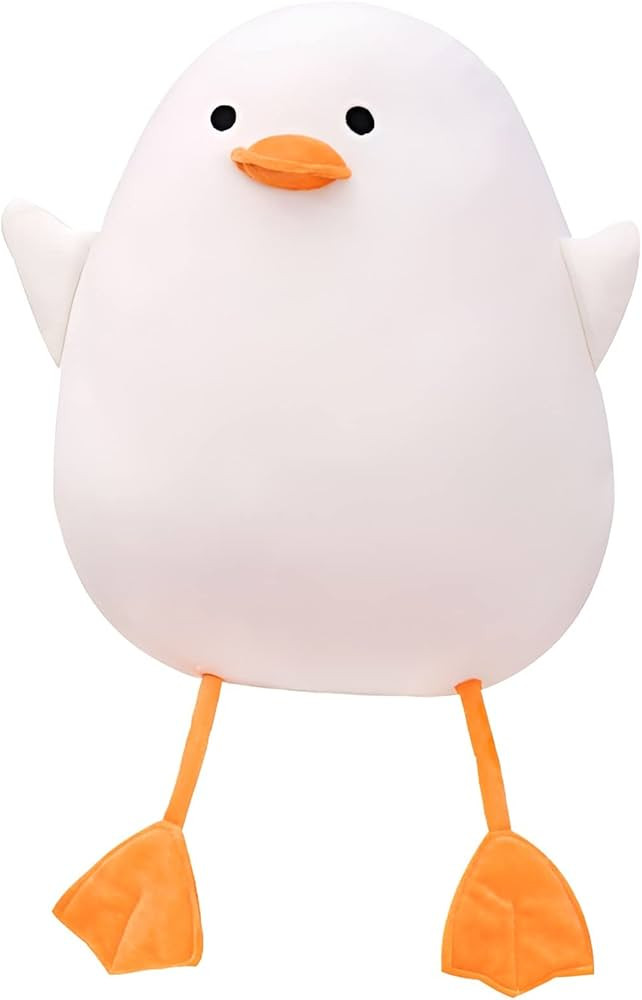 DRUNKENRIVER Cute Duck Stuffed Animals Sleeping Pillows Gifts for Girls Teens White Plushie Huggi... | Amazon (US)