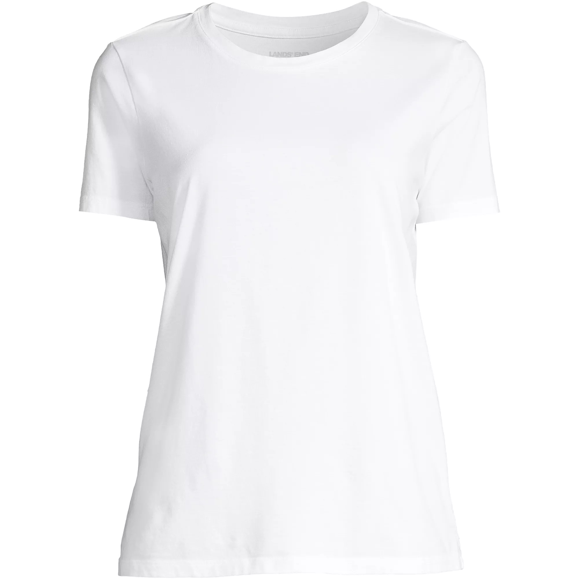 Supima Cotton Crewneck T-Shirt | Lands' End (US)