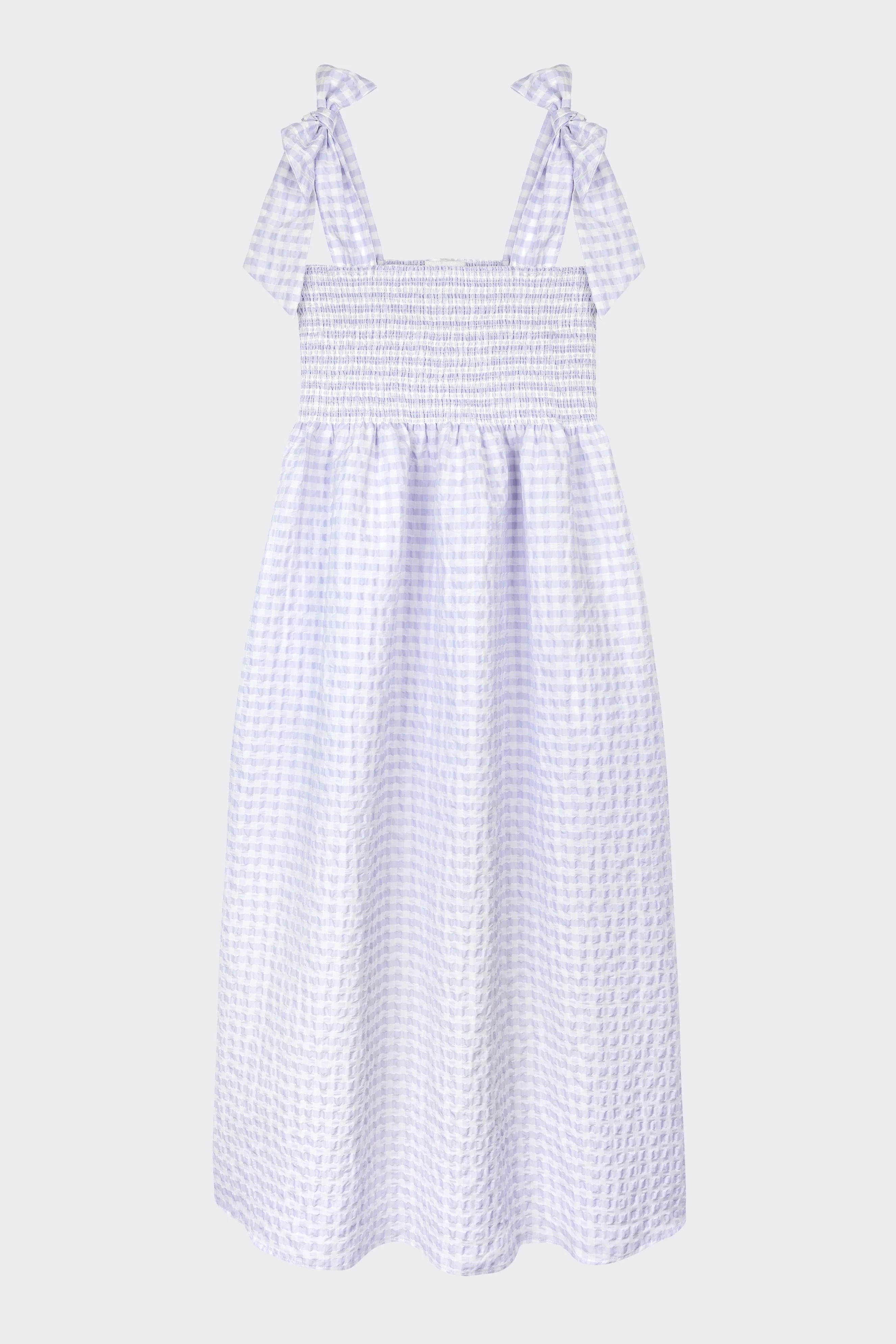 Marais Dress  Hyacinth Gingham | WRAY