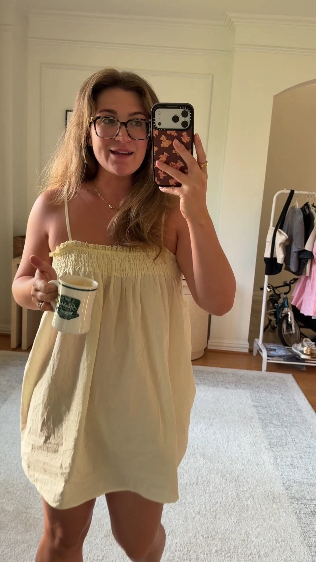 feeling cutesy  when you go to bed and wake up ￼>

#LTKootd #LTKmorningroutine #LTKmomlife