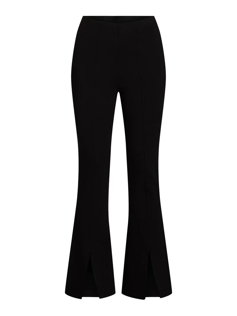 Time and Tru Women's Flare Ponte Pants, Sizes XS-XXXL | Walmart (US)