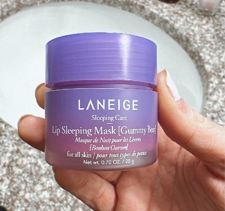 The Holy Grail Laneige Lip Sleeping mask. I use this during the day often too for continuous moisture for my lips. I prefer the gummy bear one! Get it on Amazon or at Sephora. 

#LTKunder50 #LTKFind #LTKbeauty