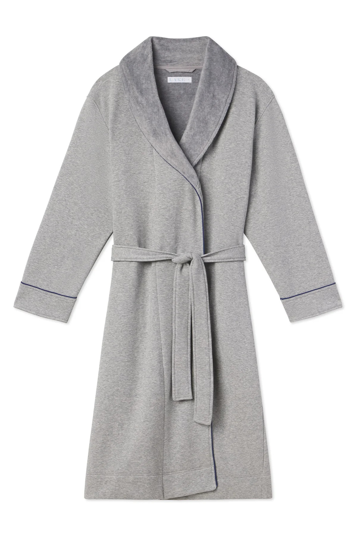 Men's Cozy Robe in Heather Gray | Lake Pajamas