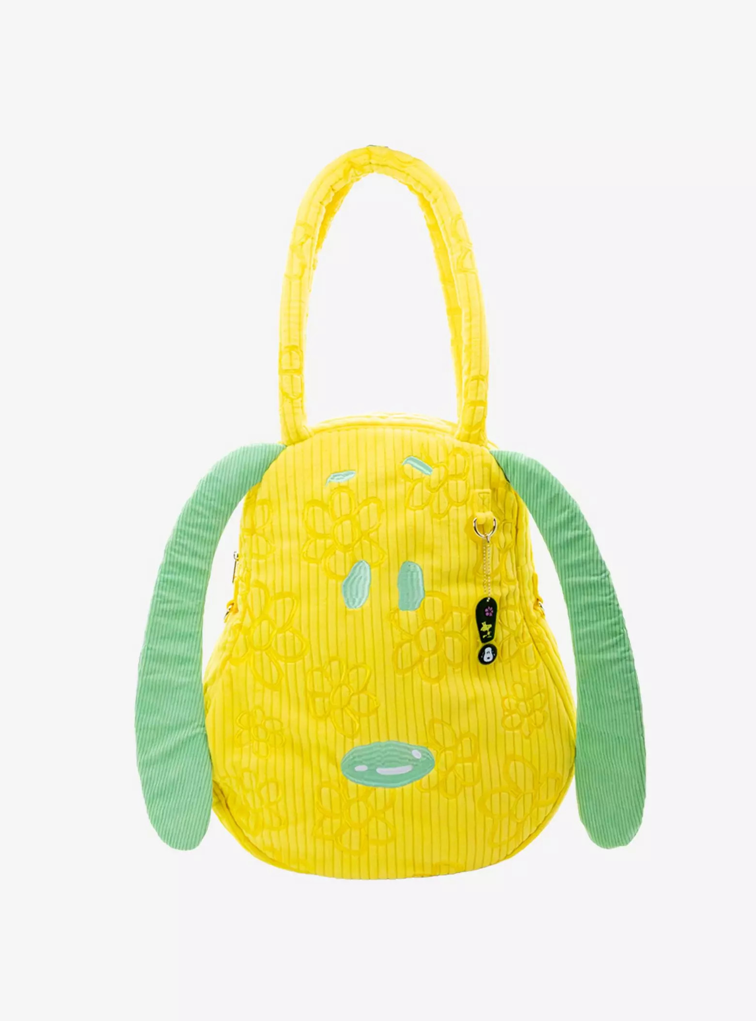 Whatever! Makes You Happy x Peanuts Sherbet Spring Snoopy Head Oversized Corduroy Tote Bag | BoxL... | BoxLunch