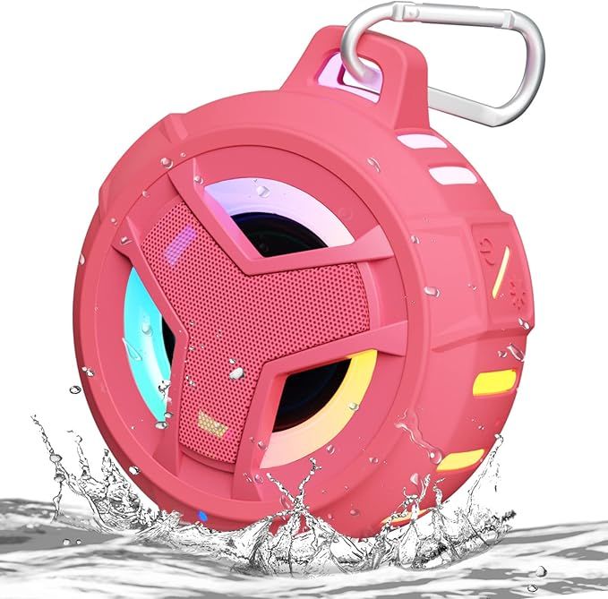 EBODA Bluetooth Shower Speaker, Waterproof Portable Wireless Speakers with Light, IP67 Floating, ... | Amazon (US)