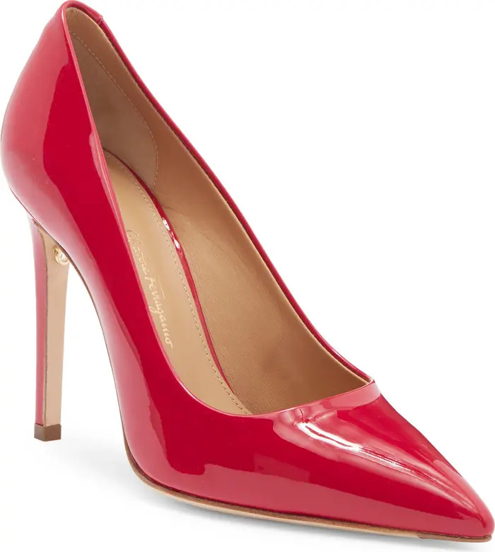 FERRAGAMO Ilary Patent Leather Stiletto Pump (Women)<br> | Nordstromrack | Nordstrom Rack