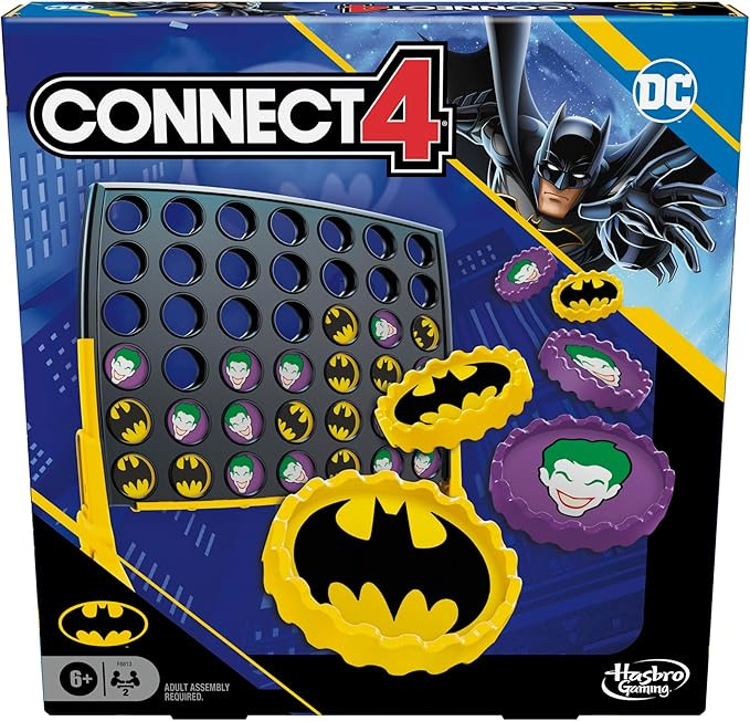 Connect 4 Batman Game | Batman-Themed 4 in a Row Game | Ages 6 and Up| For 2 Players | Strategy B... | Amazon (US)