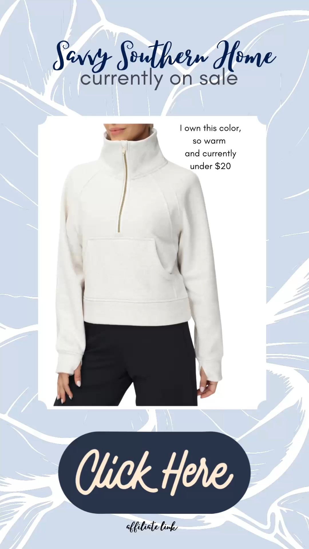 Luxury look without the luxury price ✨ This Amazon half-zip is a perfect dupe for a high-end brand—and it’s on sale for under $20. Cozy, flattering, and on repeat.

#LTKActive #LTKSaleAlert