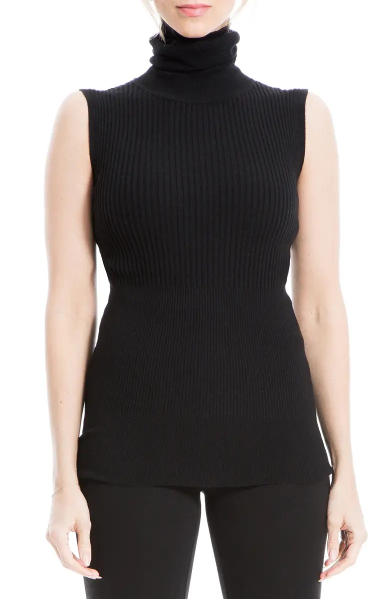 MAXSTUDIO Sleeveless Ribbed Turtle Neck | Nordstromrack | Nordstrom Rack