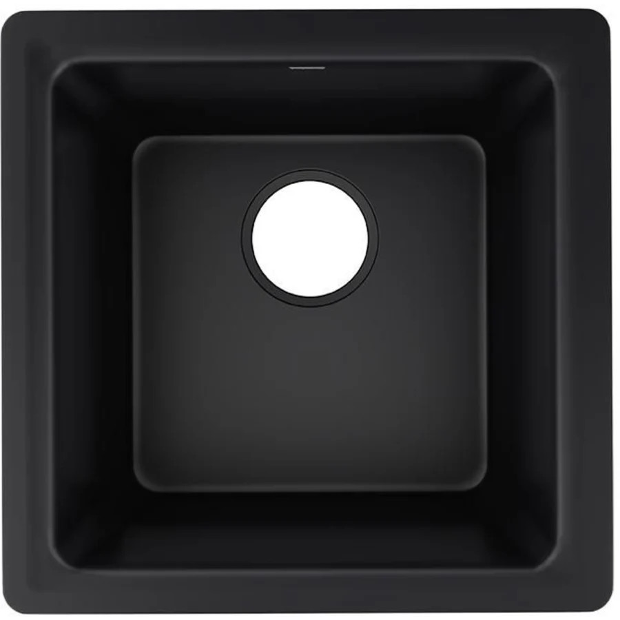 Quartz Luxe 15-3/4" Undermount Single Basin Quartz Composite Kitchen Sink | Build.com, Inc.