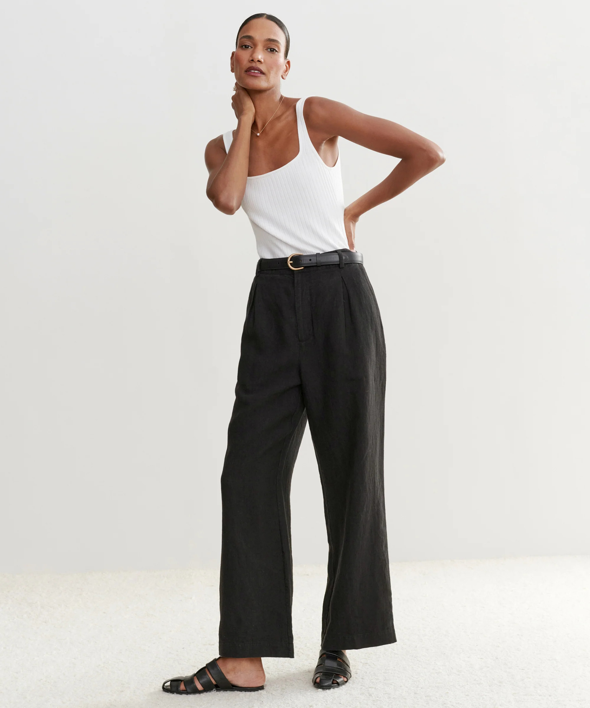 Linen Kyle Trouser | Jenni Kayne