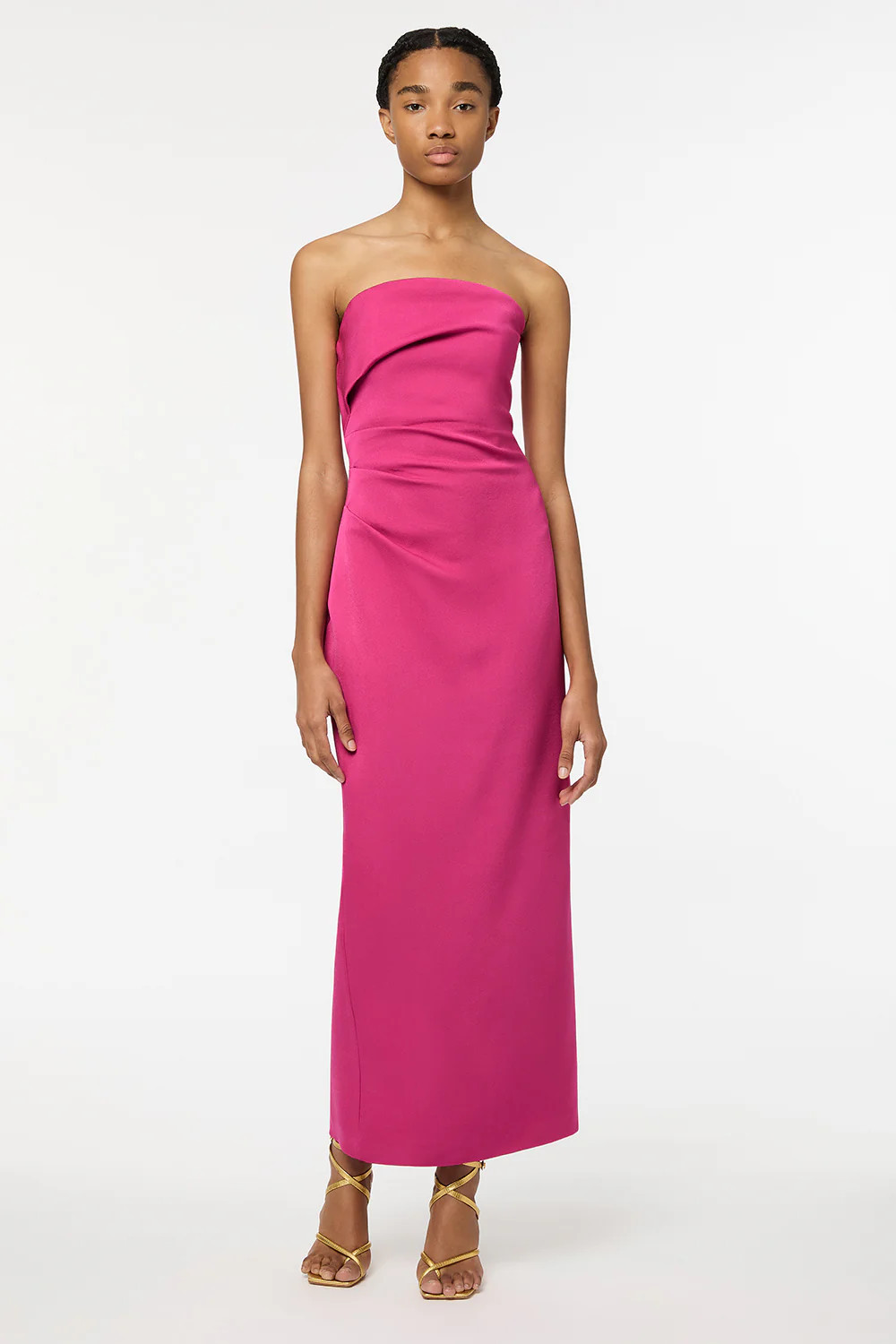 Amplify Strapless Midi Dress | MANNING CARTELL